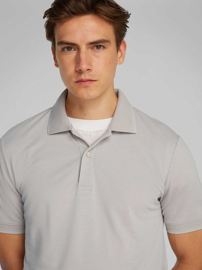POLO THERMO TECH PIQUE CALVIN KLEIN JEANS UOMO BEIGE