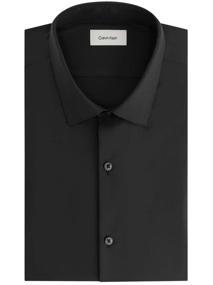 Calvin Klein camicia slim performance nera da uomo