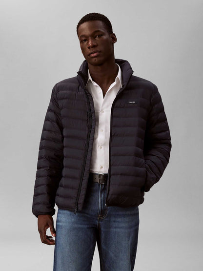 Calvin Klein giubbino imbottito leggero nero da uomo, stile casual