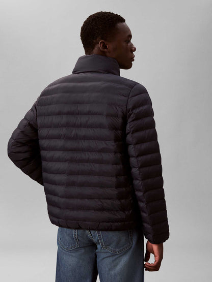 Calvin Klein giubbino imbottito leggero nero da uomo, stile casual