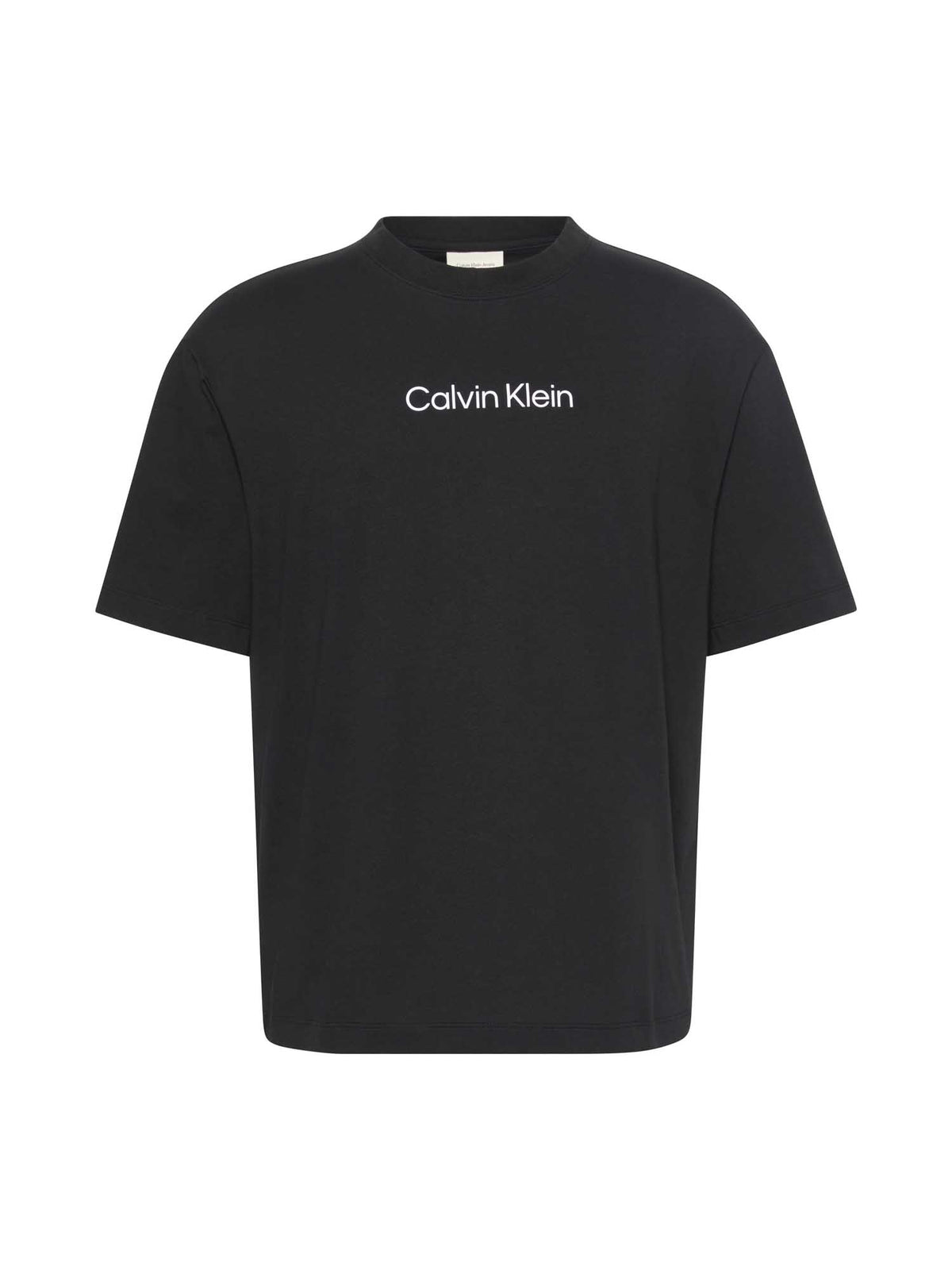 Ck standard logo tee t-shirt da uomo nero