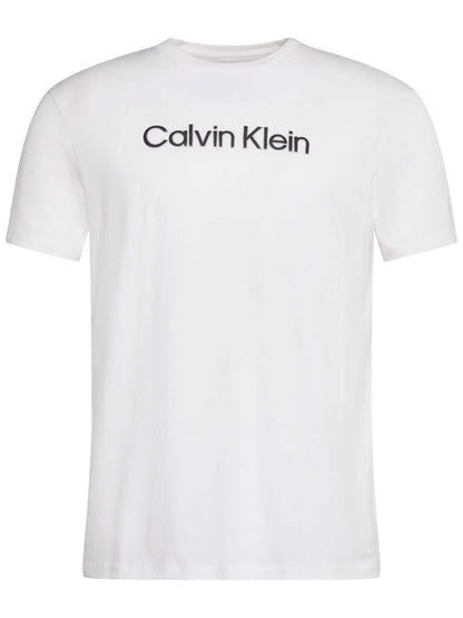 T-shirt basic Calvin Klein 30S Wholesale da uomo bianca