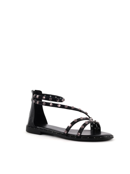 Sandalo elegante da donna Clyo' nero per la primavera-estate