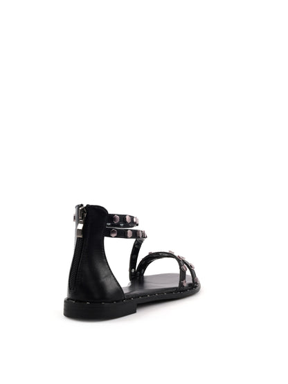 Sandalo elegante da donna Clyo' nero per la primavera-estate