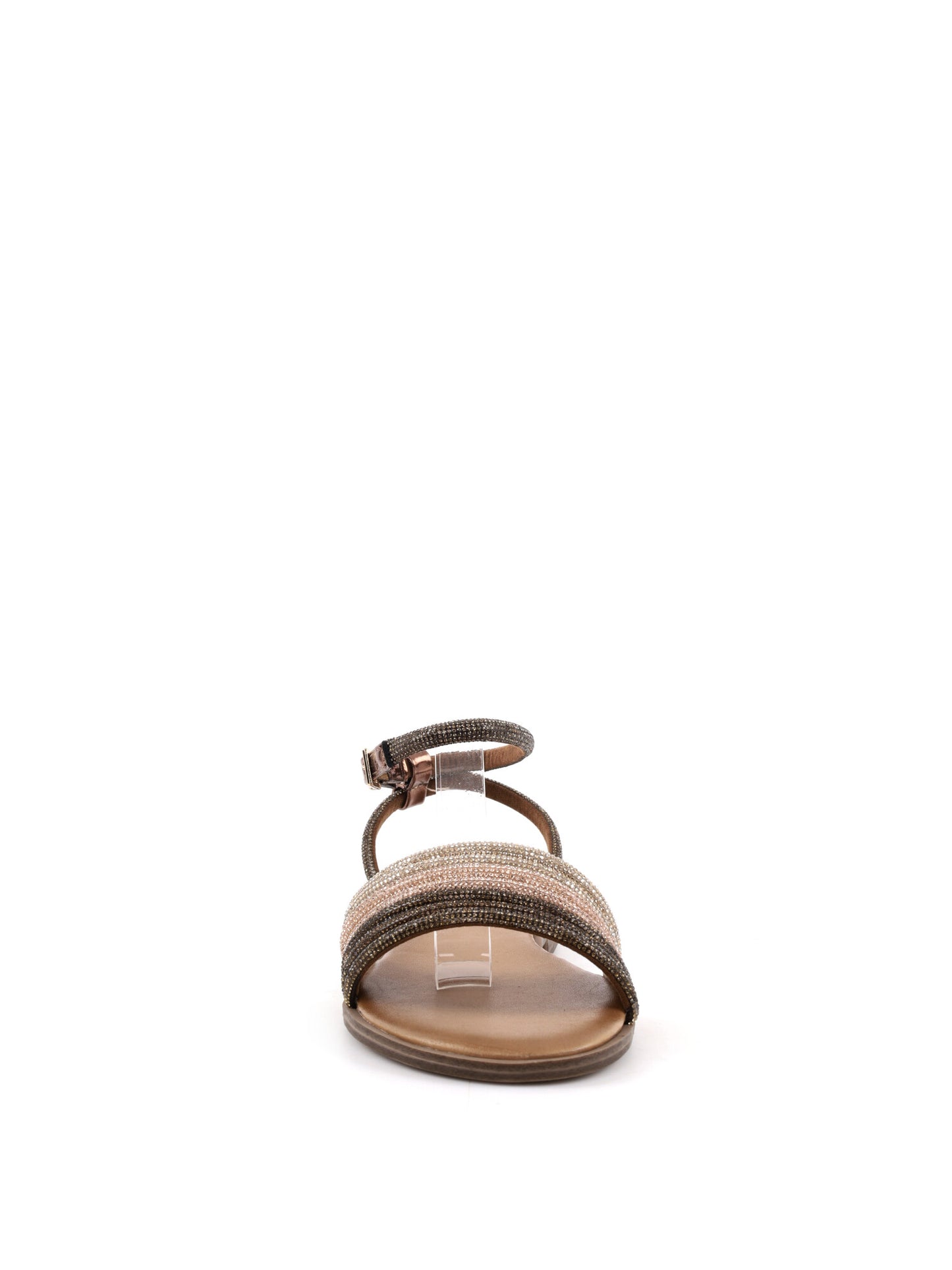 Sandali donna Clyo' in elegante bronzo metallico