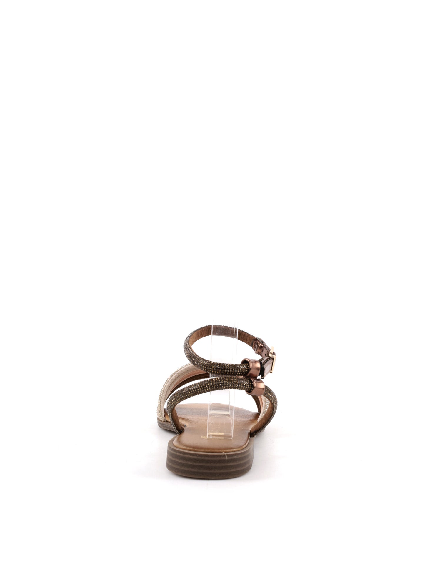 Sandali donna Clyo' in elegante bronzo metallico
