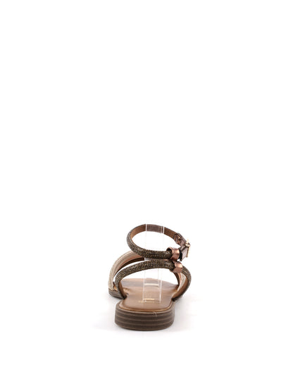 Sandali donna Clyo' in elegante bronzo metallico