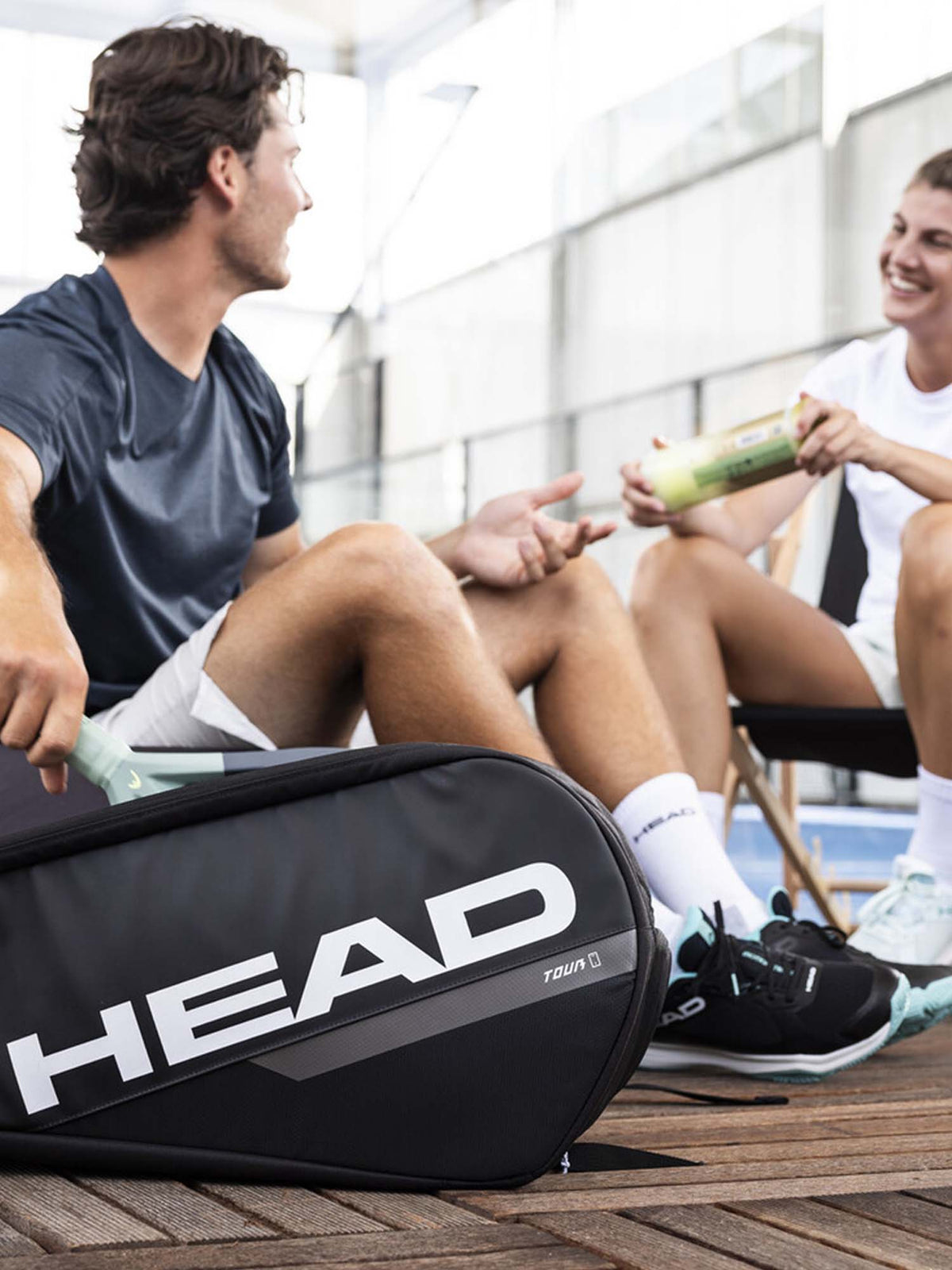 Head tour padel bag borsone da unisex nero-bianco