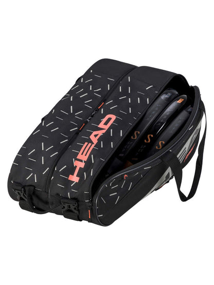 Head team padel bag borsone da unisex nero