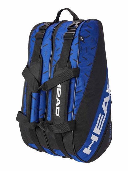 Head team padel bag borsone da unisex blu nero