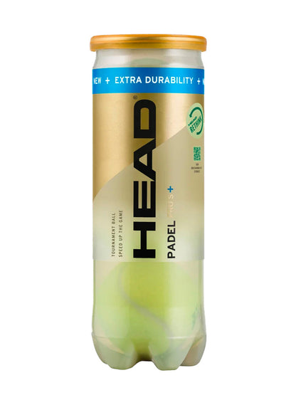 Head padel pro s+ palline padel da unisex giallo