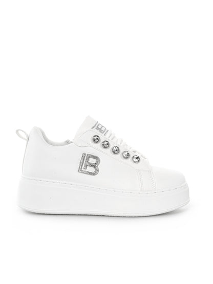 Sneakers donna Laura Biagiotti 9618 White bianche dal design versatile