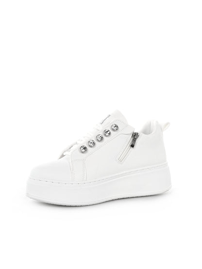 Sneakers donna Laura Biagiotti 9618 White bianche dal design versatile