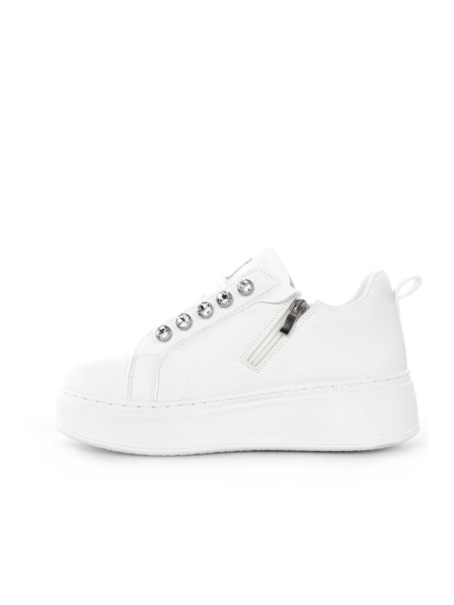 Sneakers donna Laura Biagiotti 9618 White bianche dal design versatile
