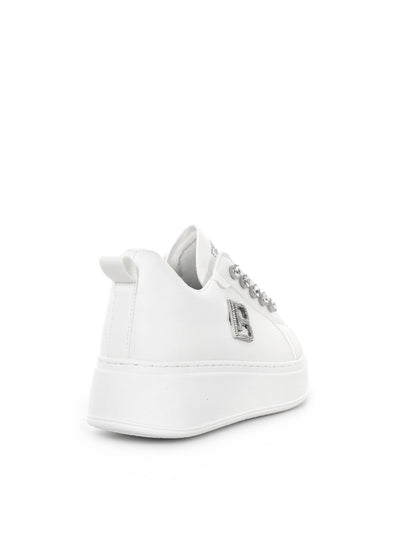 Sneakers donna Laura Biagiotti 9618 White bianche dal design versatile