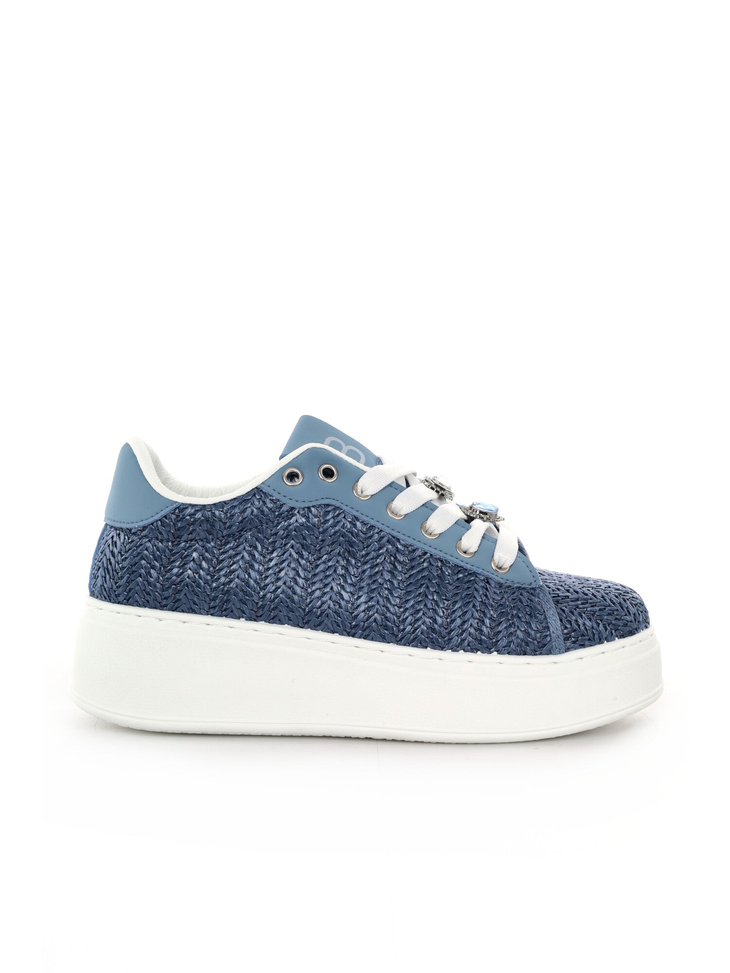 Sneakers con zeppa donna blu Laura Biagiotti 9622