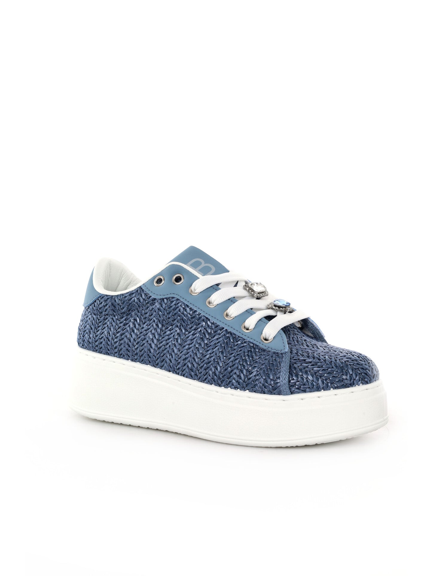 Sneakers con zeppa donna blu Laura Biagiotti 9622