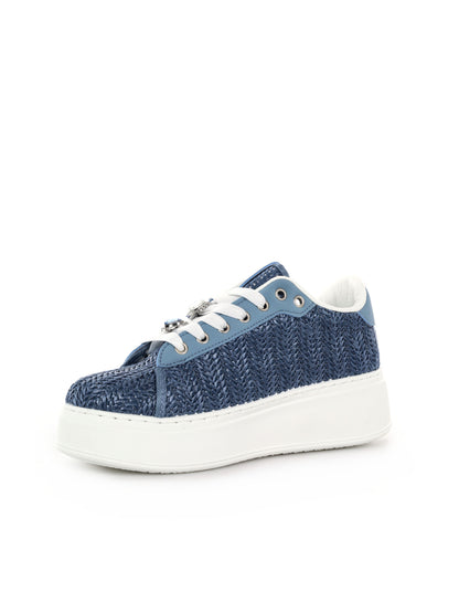 Sneakers con zeppa donna blu Laura Biagiotti 9622