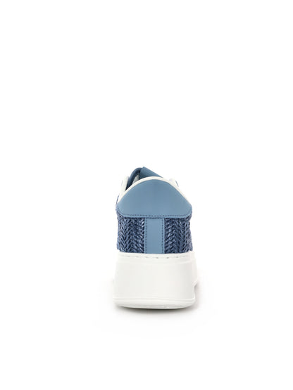 Sneakers con zeppa donna blu Laura Biagiotti 9622