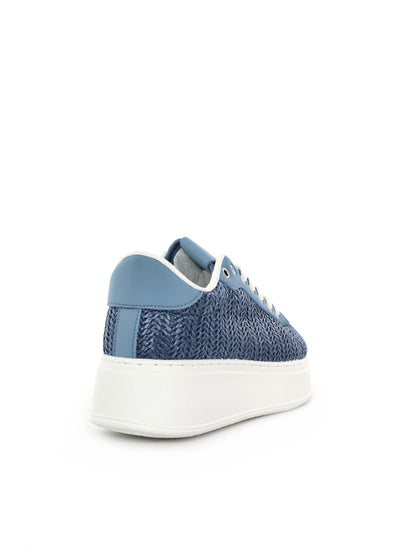 Sneakers con zeppa donna blu Laura Biagiotti 9622