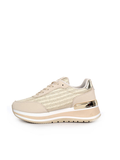 Sneakers donna Laura Biagiotti 9636 Ivory bianche dal design minimal