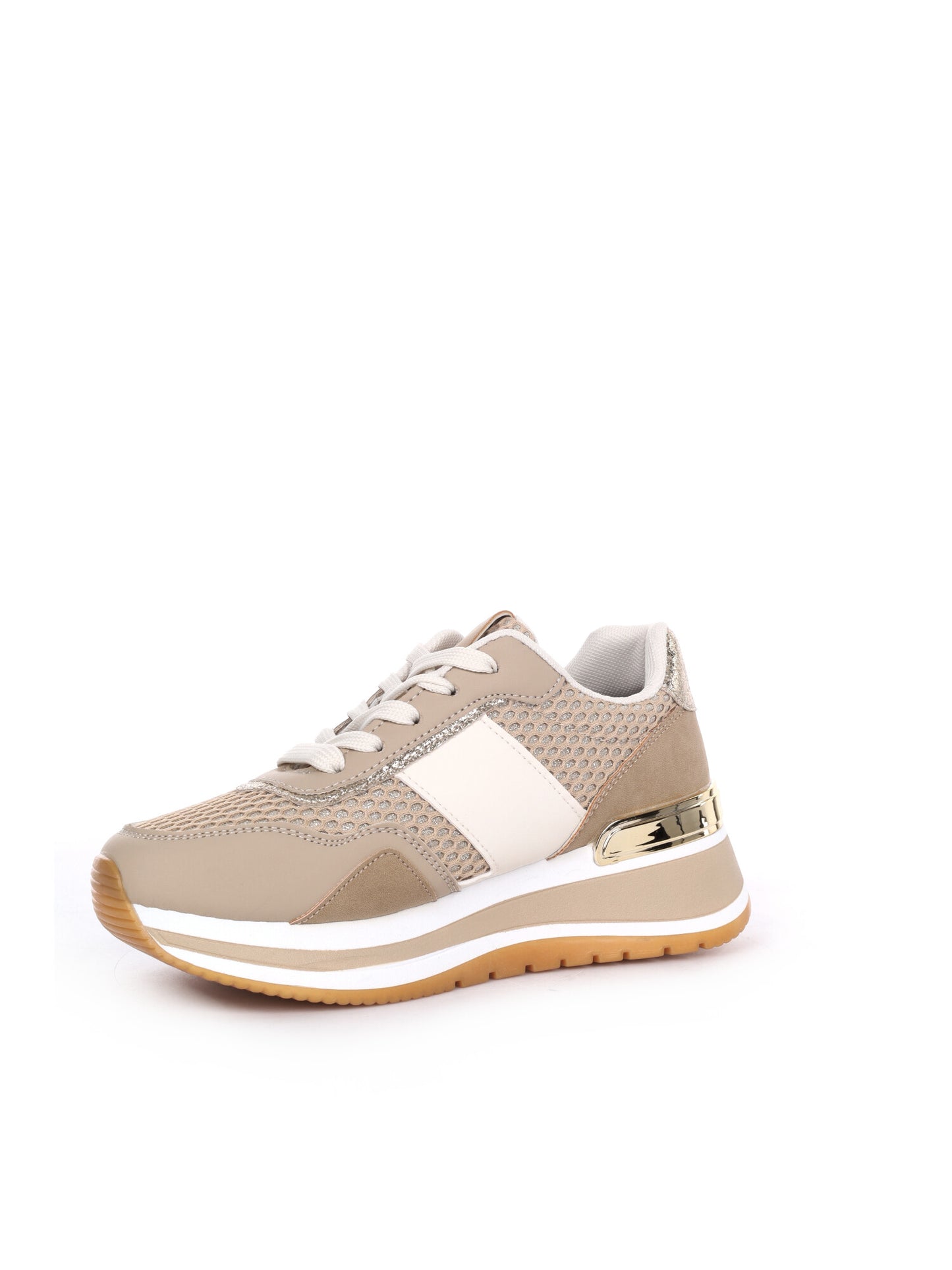Sneakers beige Laura Biagiotti 9637 Sand da donna casual
