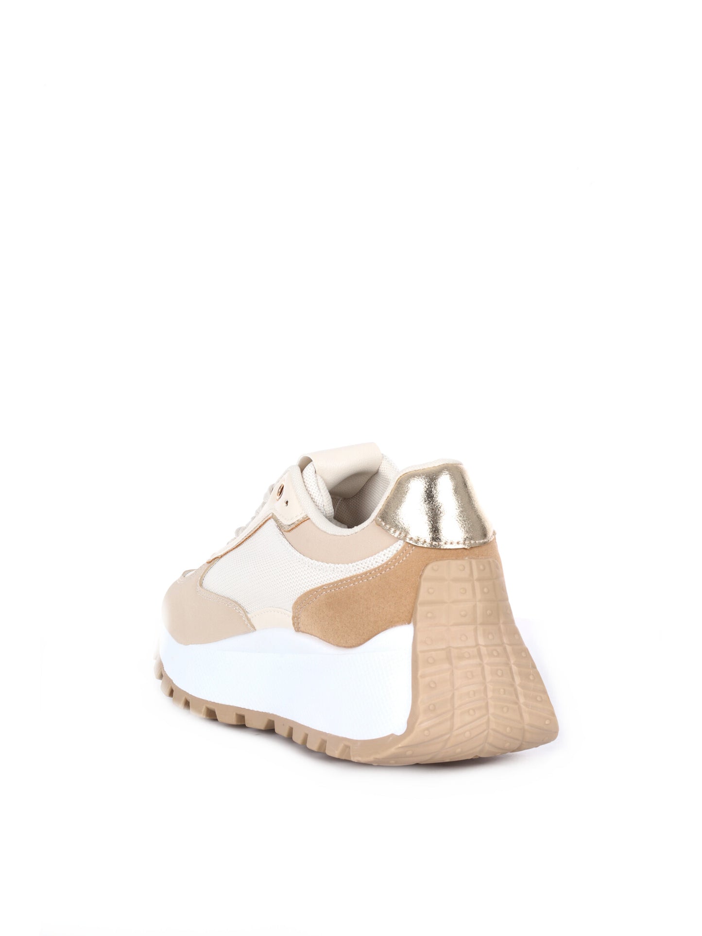 Sneakers beige donna Laura Biagiotti 9647 dal design versatile
