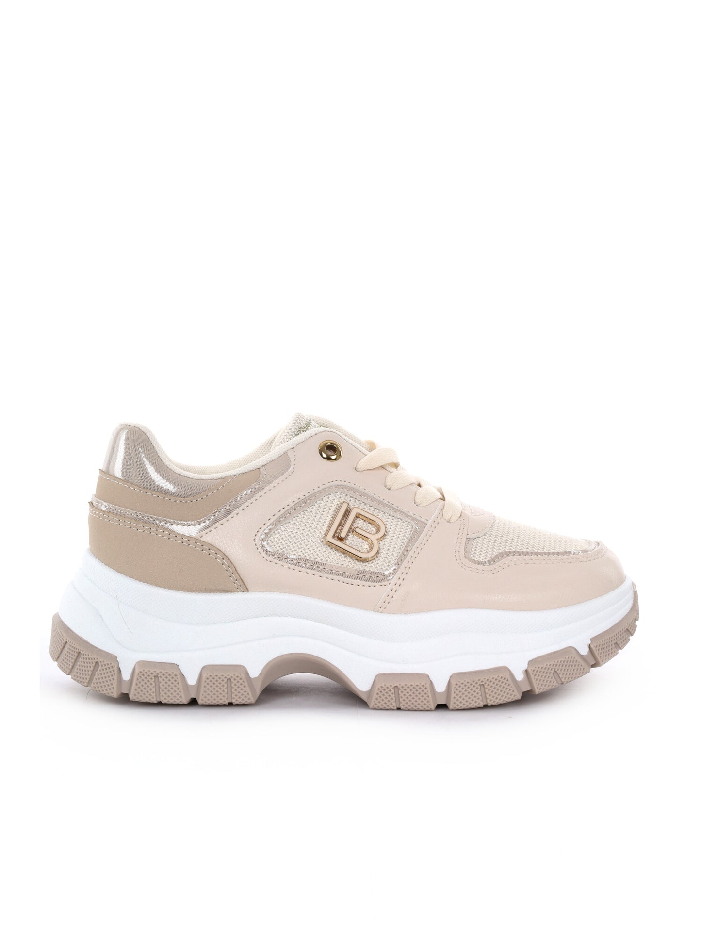 Sneakers donna Laura Biagiotti 9650 Ivory in elegante bianco avorio