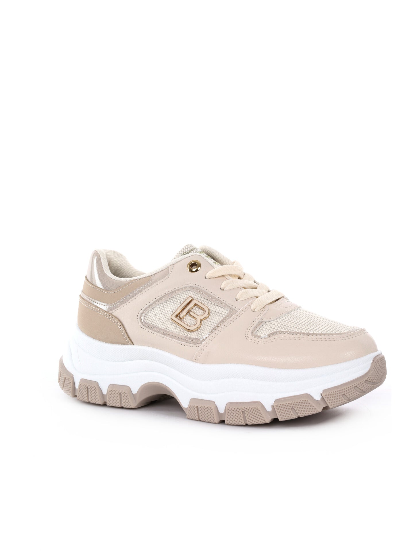 Sneakers donna Laura Biagiotti 9650 Ivory in elegante bianco avorio