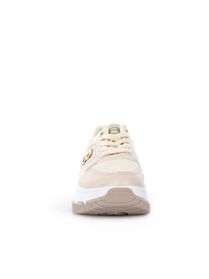 Sneakers donna Laura Biagiotti 9650 Ivory in elegante bianco avorio