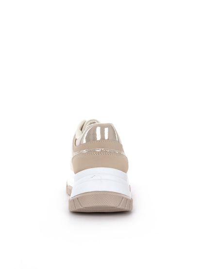 Sneakers donna Laura Biagiotti 9650 Ivory in elegante bianco avorio