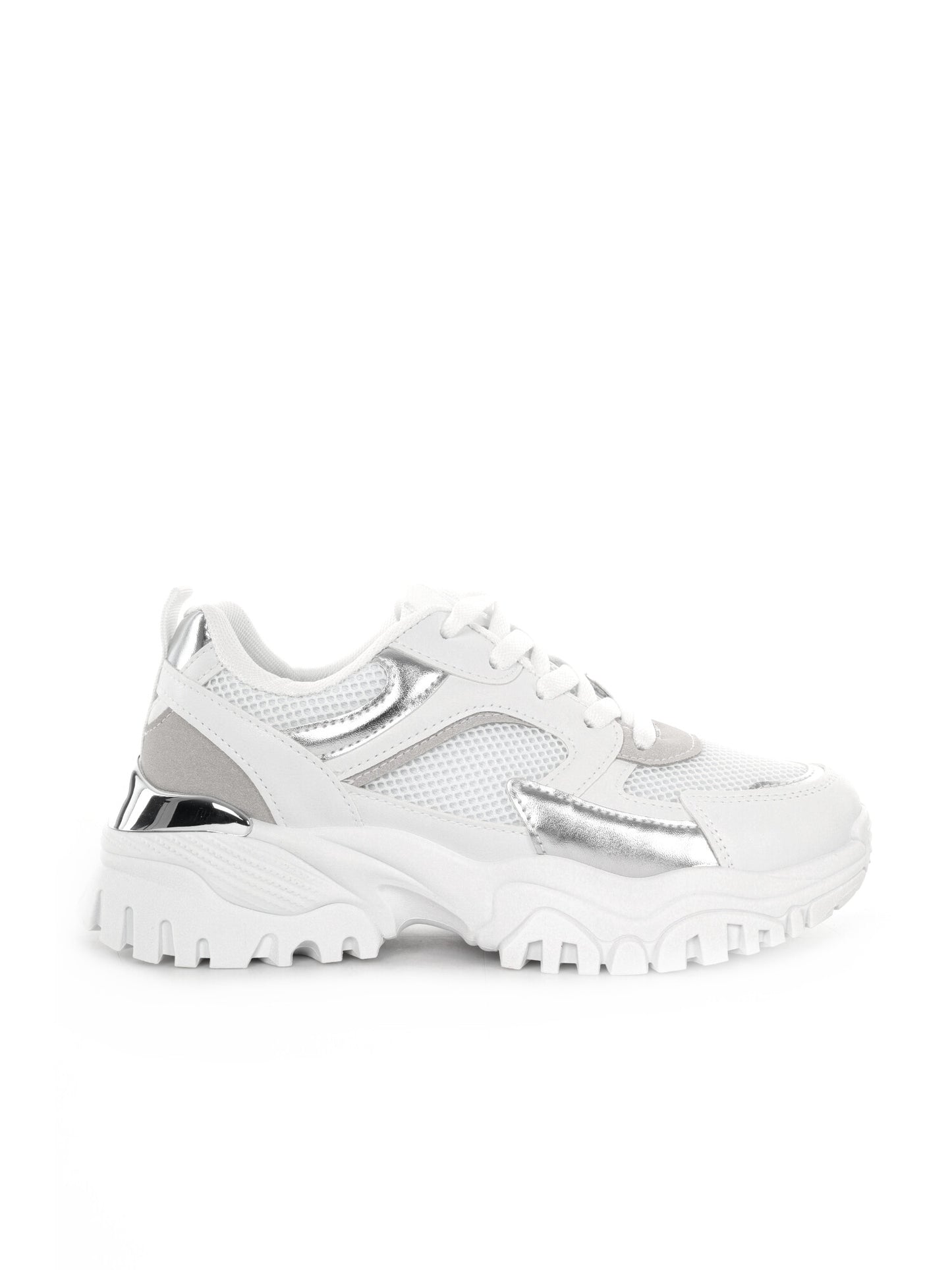 Sneakers bianche con zeppa Laura Biagiotti da donna