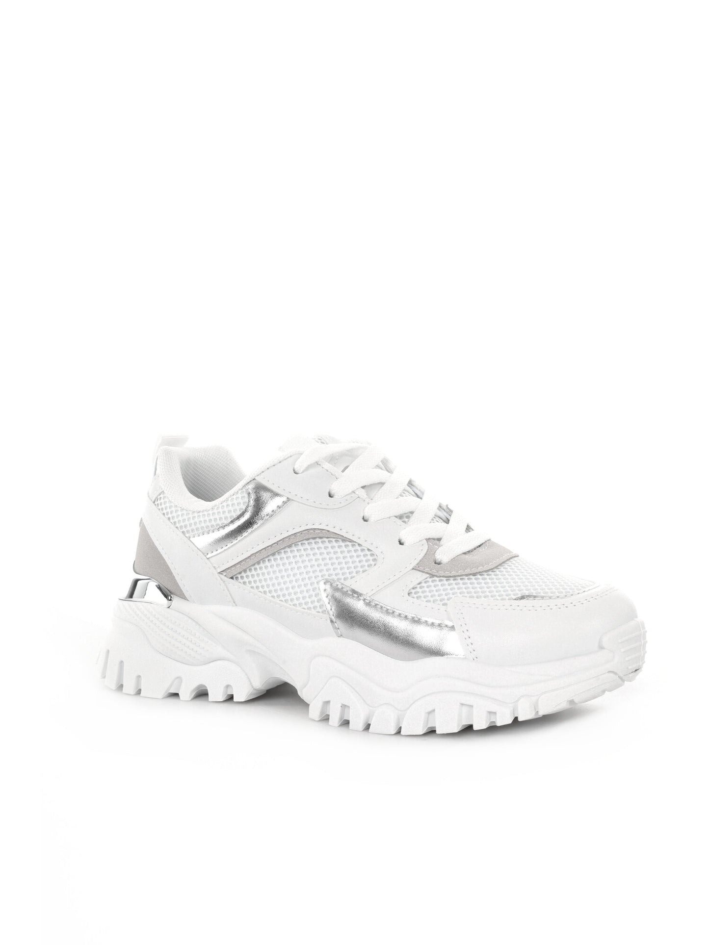 Sneakers bianche con zeppa Laura Biagiotti da donna