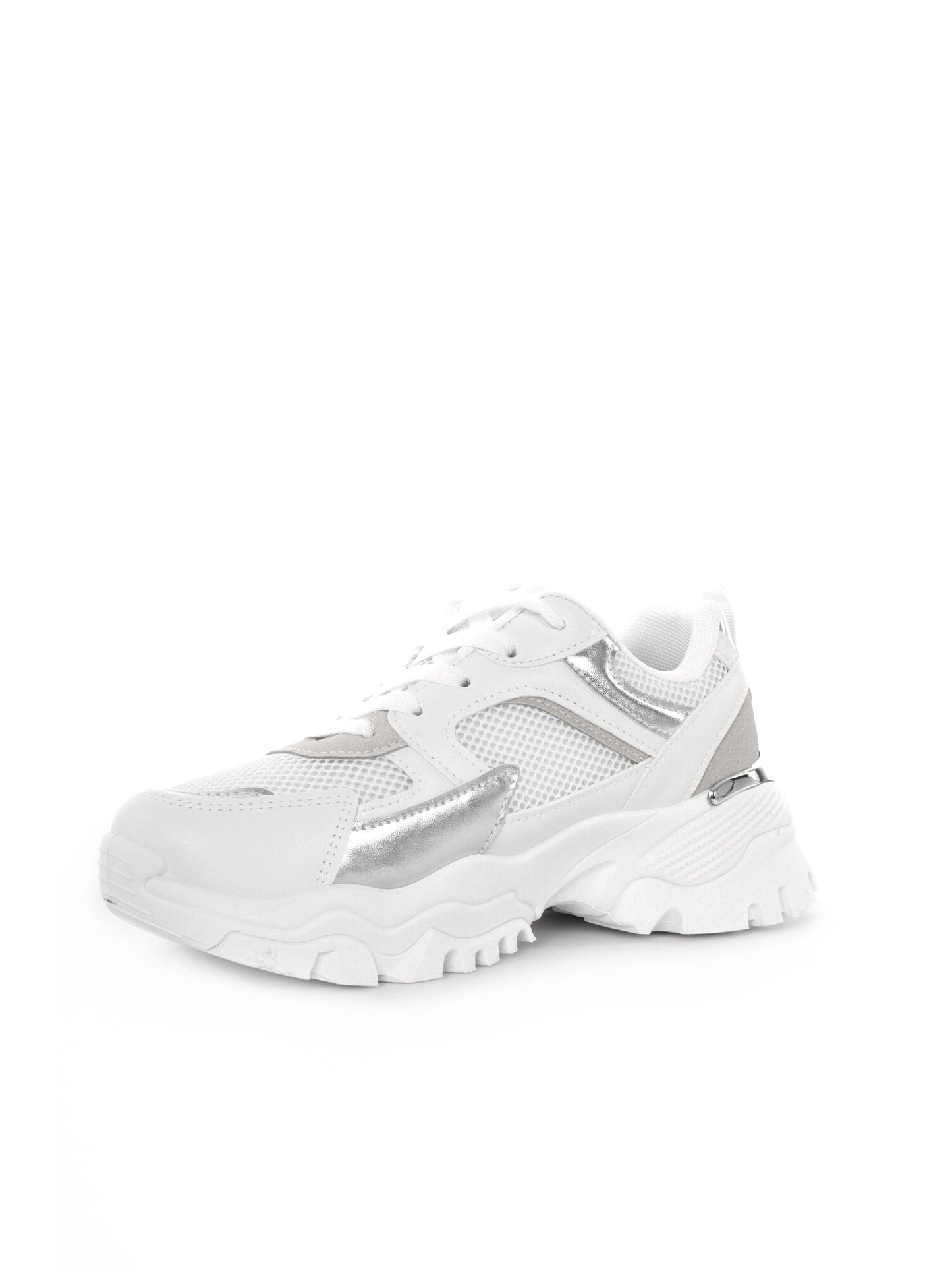 Sneakers bianche con zeppa Laura Biagiotti da donna