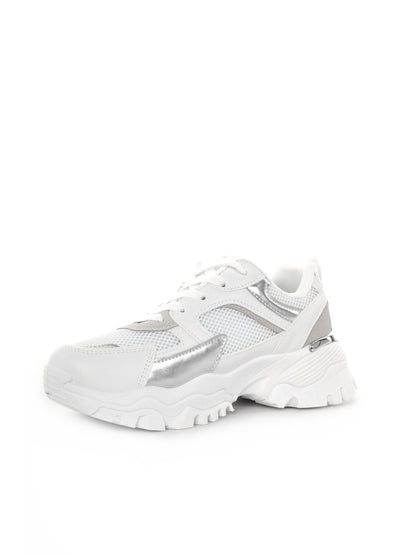 Sneakers bianche con zeppa Laura Biagiotti da donna