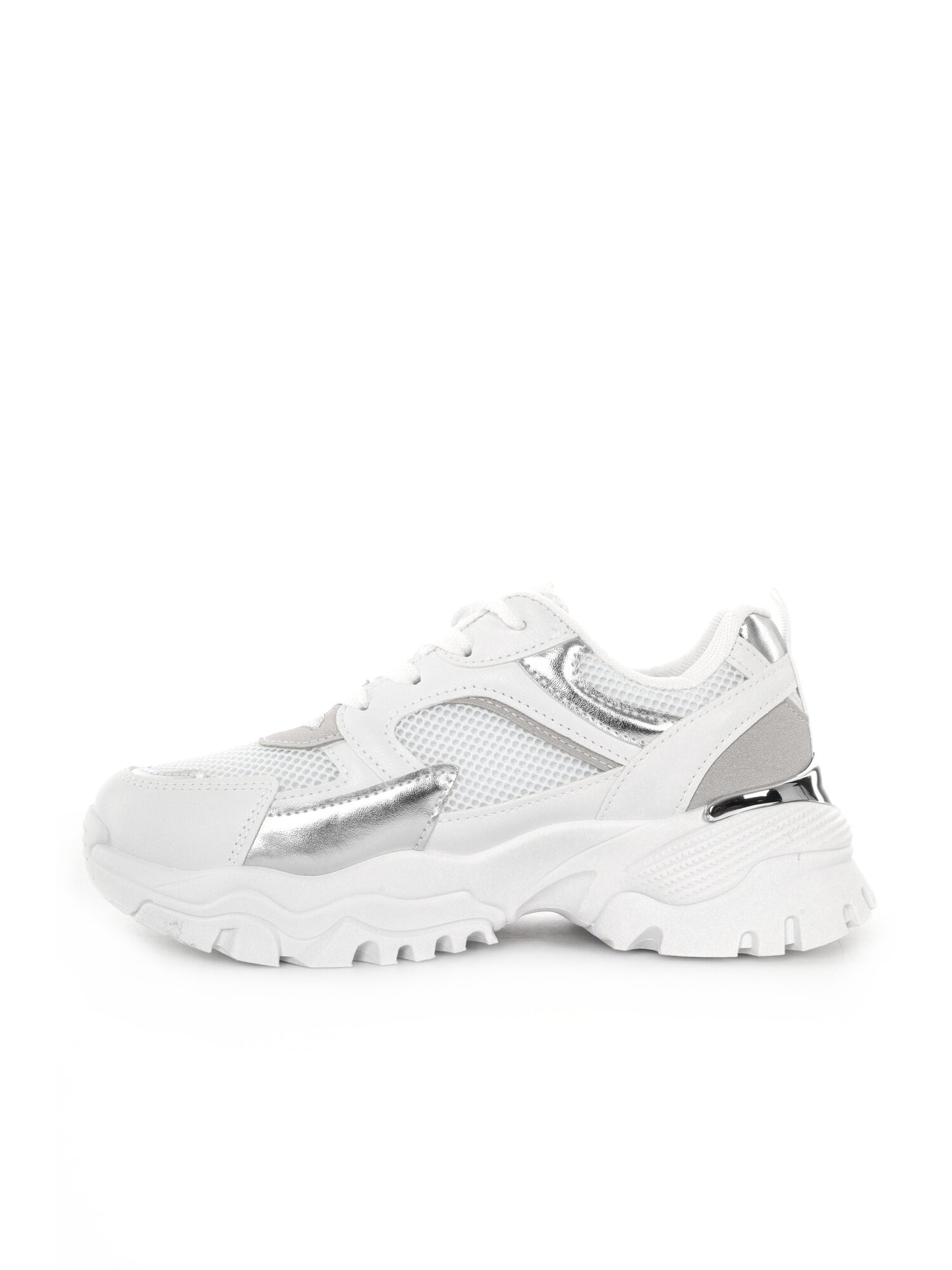 Sneakers bianche con zeppa Laura Biagiotti da donna