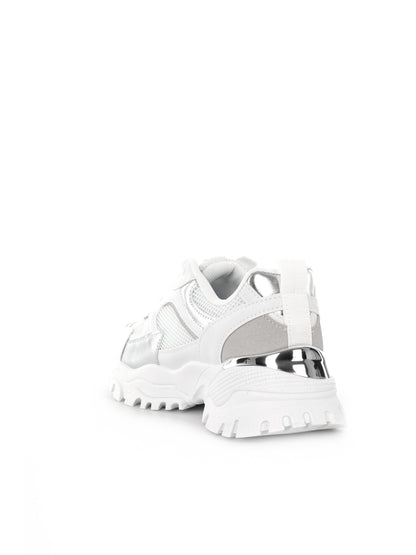 Sneakers bianche con zeppa Laura Biagiotti da donna