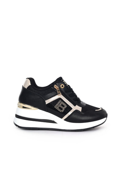 Sneakers nere da donna Laura Biagiotti 9655 Black per primavera-estate
