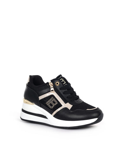 Sneakers nere da donna Laura Biagiotti 9655 Black per primavera-estate