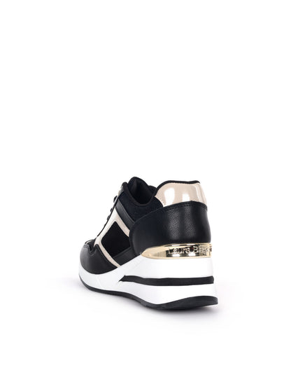 Sneakers nere da donna Laura Biagiotti 9655 Black per primavera-estate