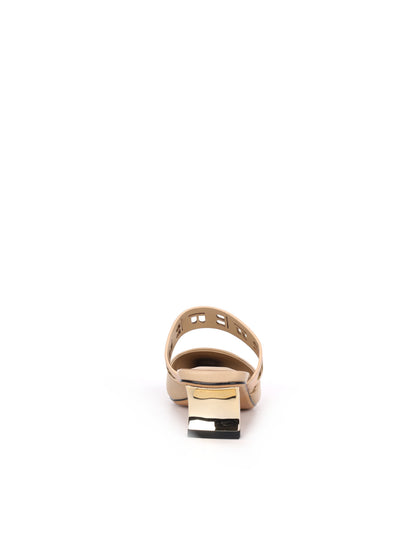 Décolleté Laura Biagiotti beige elegante e raffinata da donna