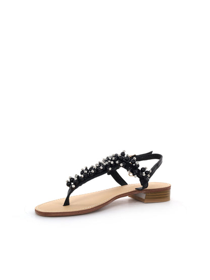 Sandali infradito donna Laura Biagiotti neri eleganti e versatili