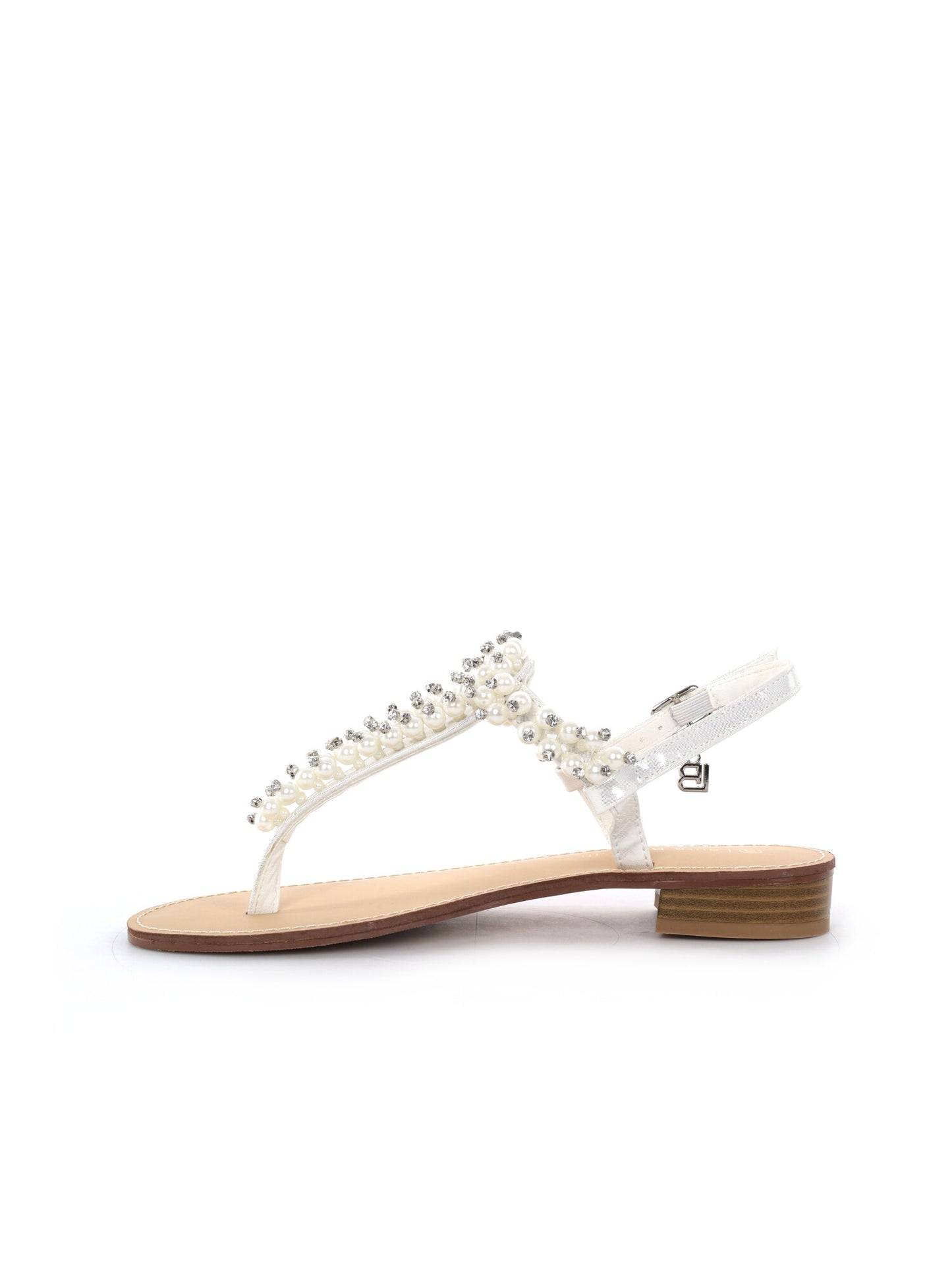 Sandali infradito donna bianchi Laura Biagiotti eleganti e leggeri