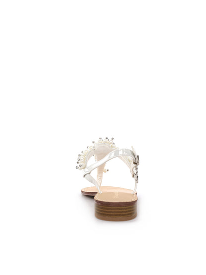 Sandali infradito donna bianchi Laura Biagiotti eleganti e leggeri