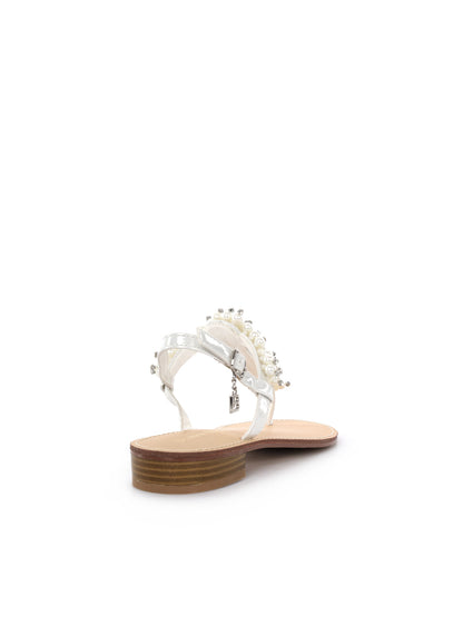 Sandali infradito donna bianchi Laura Biagiotti eleganti e leggeri