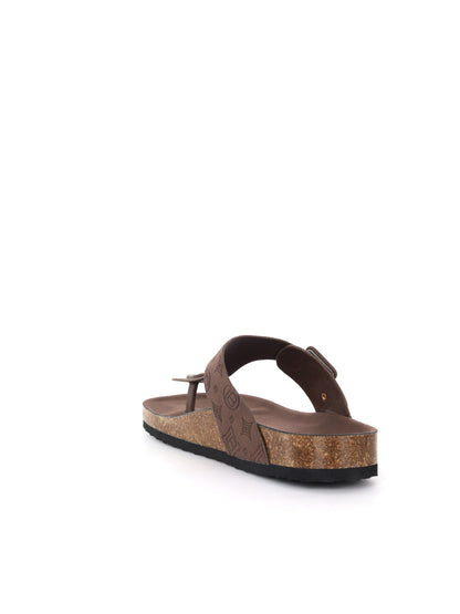 Sandali marroni da donna Laura Biagiotti 9775, eleganza primaverile