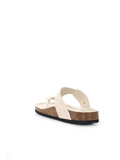 Sandali eleganti Laura Biagiotti in bianco avorio da donna con tacco