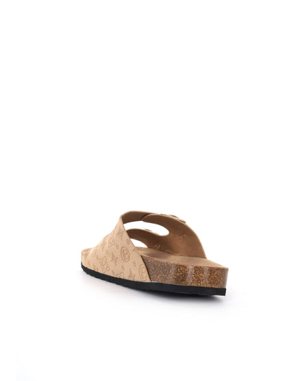 Eleganti sandali beige da donna Laura Biagiotti per primavera-estate
