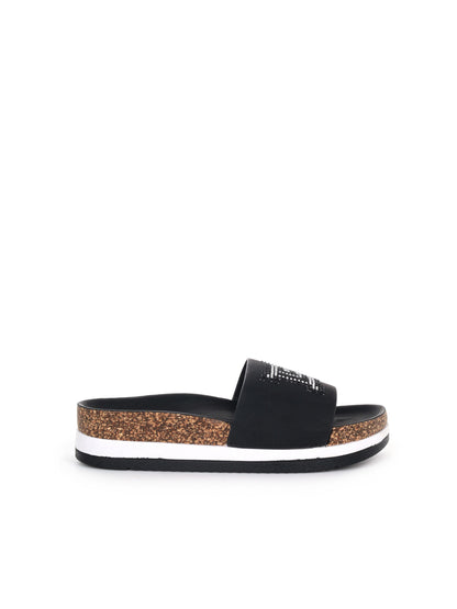 Sandali donna Laura Biagiotti 9784 neri eleganti e confortevoli