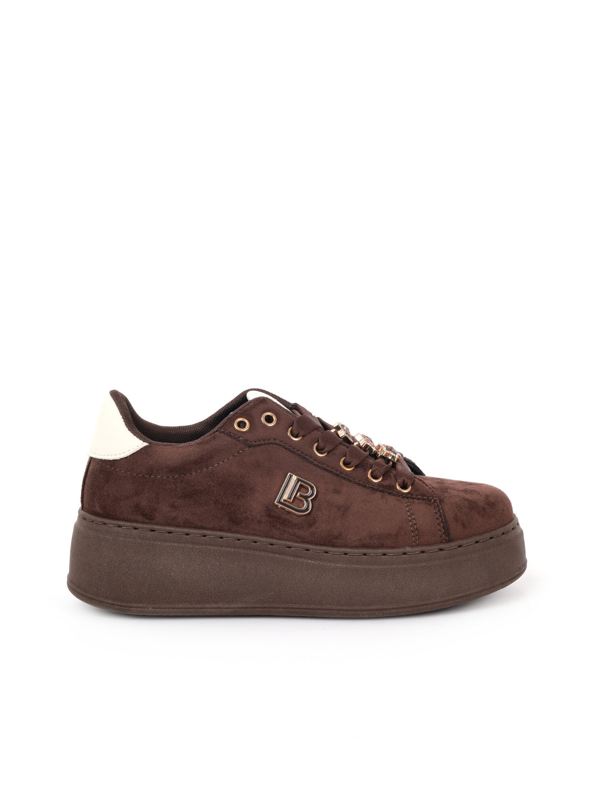 Laura Biagiotti 9820 Caffe, sneakers da donna marroni